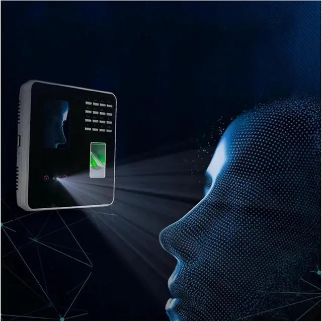 Alt view image 5 of 5 - USB Biometric Fingerprint Face Recognition Employee Time Attendance Machine Time Clock Recorder Device, Bk100-b-1