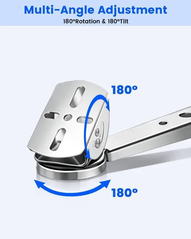 Alt view image 3 of 7 - Security Camera Bracket, Heavy Duty Wall Mount Holder for Bullet Cameras