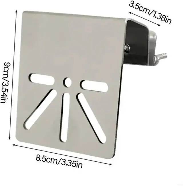 Alt view image 3 of 3 - Surveillances Camera Corner Bracket White for Exterior Wall and Conditions F19E