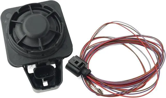 Alt view image 2 of 6 - Car Security Alarm Siren Compatible with Horn Golf 7 PASSAT B8 Tiguan A3 A4 8V 5QD951605 5QD951605A Security Alarm
