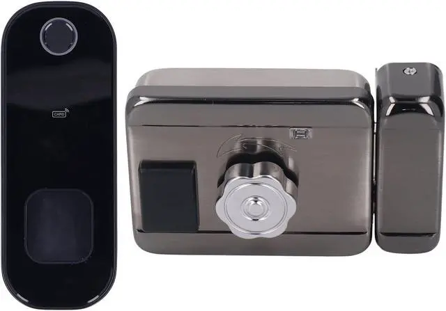 Alt view image 6 of 7 - Jeanoko Smart Fingerprint WiFi Electronic Door Lock and Durable for Home Security with Remote Control for Tuya App Users