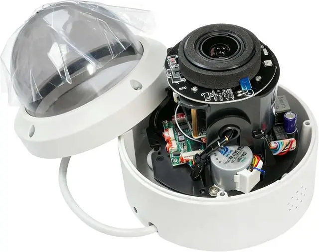Alt view image 2 of 5 - Wired Metal Dome 5MP POE IP Camera 2.8mm Lens IR Security Camcorder POE 5.0MP Video Network Digital Surveillance Waterproof IP66 Black/White Night Vision