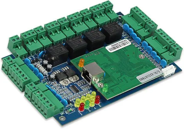 Alt view image 6 of 7 - Multi-Door Network Access Control Panel 4 Doors with Software