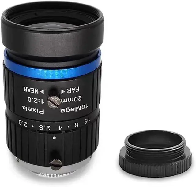 Main image of 10MP 20mm Lens C Mount Fixed Focal Industrial Camera Lens 1 Inch Aperture F1.4 Manual Iris