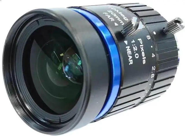 Alt view image 3 of 5 - 10MP 20mm Lens C Mount Fixed Focal Industrial Camera Lens 1 Inch Aperture F1.4 Manual Iris