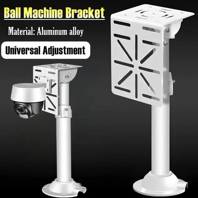 Alt view image 7 of 7 - CCTV Security Camera Mount Bracket, 23.62"-47.24" Telescopic Adjustable Universal Camera Vertical Mounting Bracket with L-Type Adapter Steel Plate for PTZ Camera, I Type