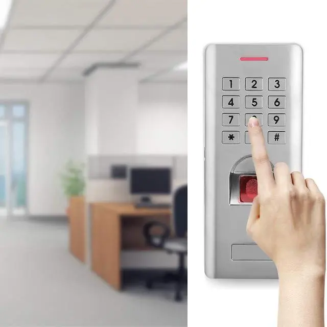 Alt view image 2 of 7 - IP66 Biometric Fingerprint Password Access Control Machine Wiegand 26 Door Controller