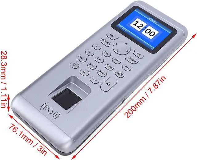 Alt view image 6 of 7 - MAVIS LAVEN Door Access Control System, Fingerprint and Password Recognition Machine with Keypad, Anti Tampering Security, 100000 User Records, Ideal for Offices and Enterprises