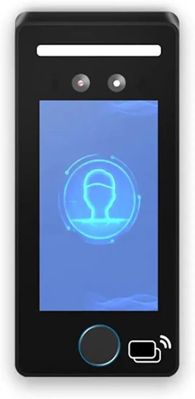 Main image of Fingerprint Time Clock, 5 Inch Face Recognition Biometric Machine Access Control Face Employee Attendance System Time Clock,Attendence Machine,u5t-4g-1