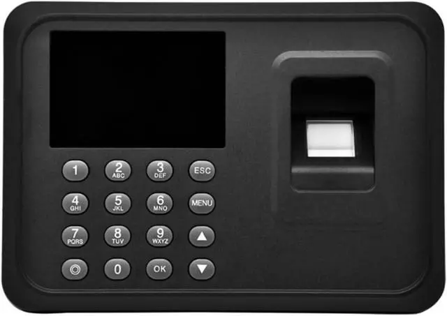 Alt view image 4 of 7 - Clocking in Machine for Employees Small Business A6 Biometric Fingerprint Time Attendance Machine Employee Shift Scheduling Time Attendance Machine Time Attendance Office,