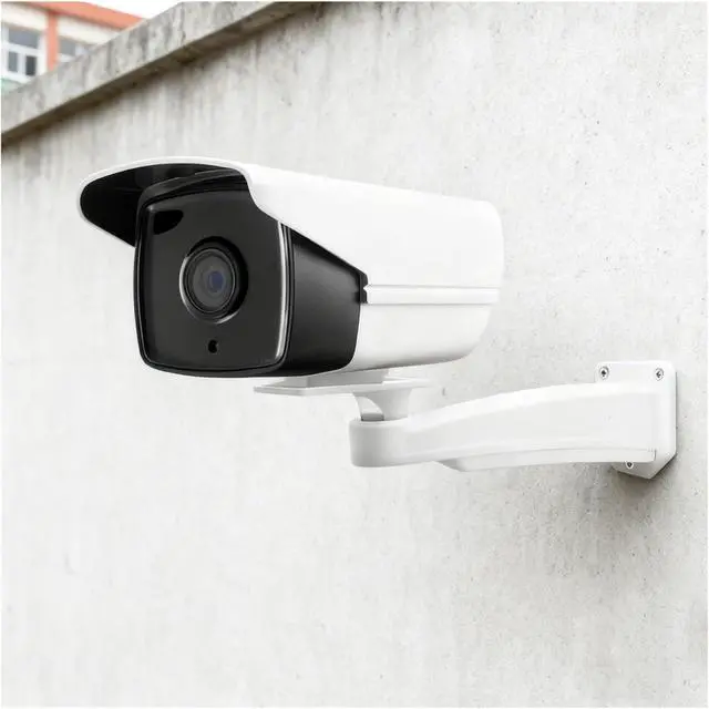 Main image of Adjustable Surveillance Pole Mount for Small Security Cameras, Ideal for Brick & Concrete Walls, Durable Camera Bracket with Screws (Height 0.7ft/214mm)