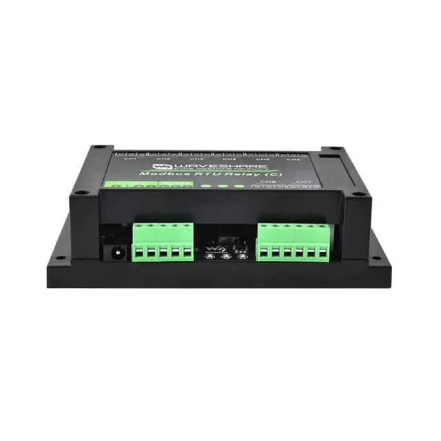 Alt view image 6 of 7 - Industrial-Grade 8-Channel RS485 Magnetic Latching Relay Module Modbus RTU Protocol Guide Rail housing