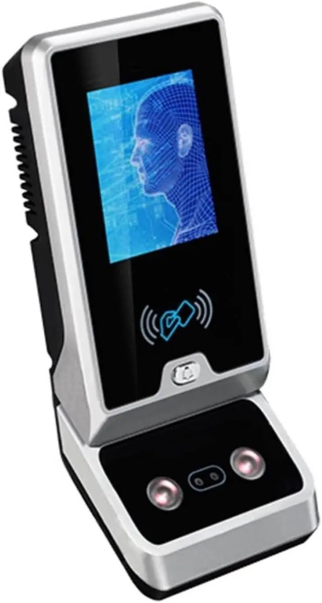 Alt view image 3 of 5 - Biometric Employee Attendance Machine, 2.8 Inch Touch Screen, Face Recognition, Card Reader, Cloud Supported, Software, for Small Business, Spanish Language Support