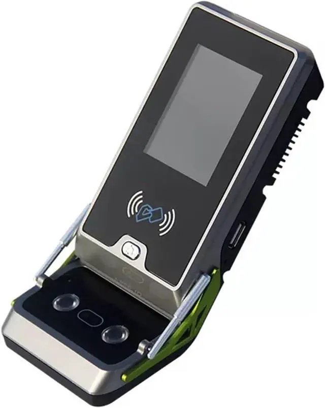 Alt view image 4 of 5 - Biometric Employee Attendance Machine, 2.8 Inch Touch Screen, Face Recognition, Card Reader, Cloud Supported, Software, for Small Business, Spanish Language Support