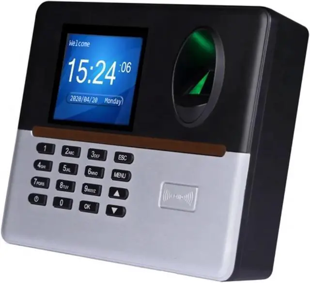Alt view image 3 of 5 - Clocking in Machine, Fingerprint Time Attendance Machine Fingerprint Access Control Time Attendance Machine,Office Time Card Machine,