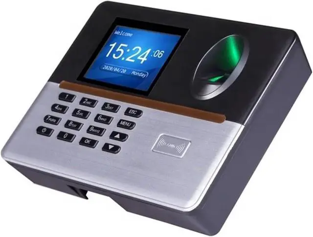 Alt view image 5 of 5 - Clocking in Machine, Fingerprint Time Attendance Machine Fingerprint Access Control Time Attendance Machine,Office Time Card Machine,