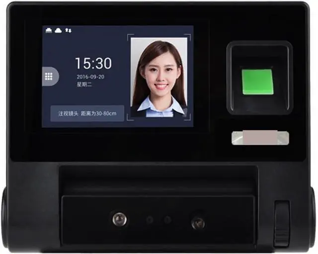 Main image of Time Clock, Advanced Recognition Access Control No Touch Contactless Fingerprint Face Biometric Device Attendance Machine for Small Business and Office