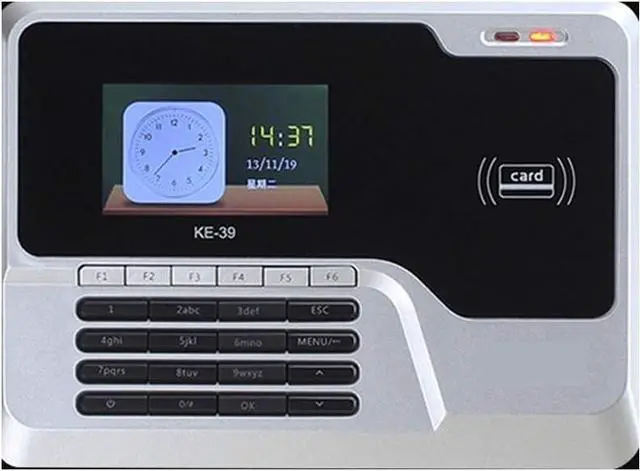 Main image of attendance Machine Biometric Staff Clock Network Type Induction Card Time Attendance IC Card ID Card Available