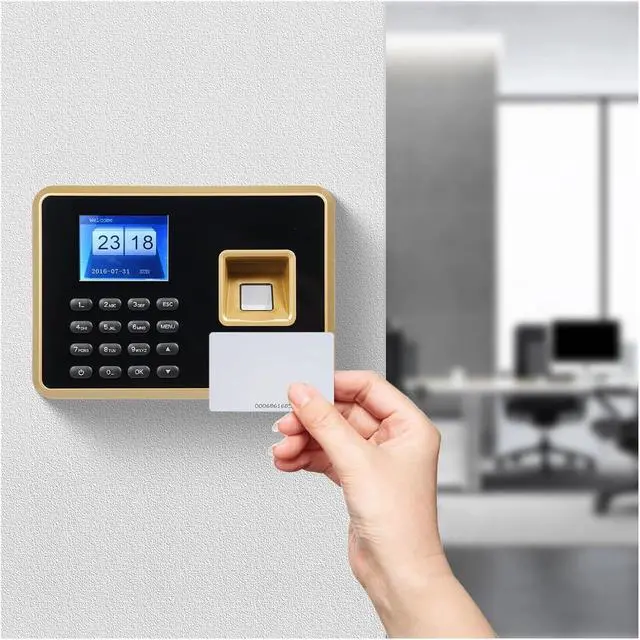 Alt view image 4 of 6 - Biometric for Small Businesses Attendance Machine for Employees 1000pcs Fingerprint/1000pcs Password/1000pcs ID Card for Small Businesses,Black,Type 1