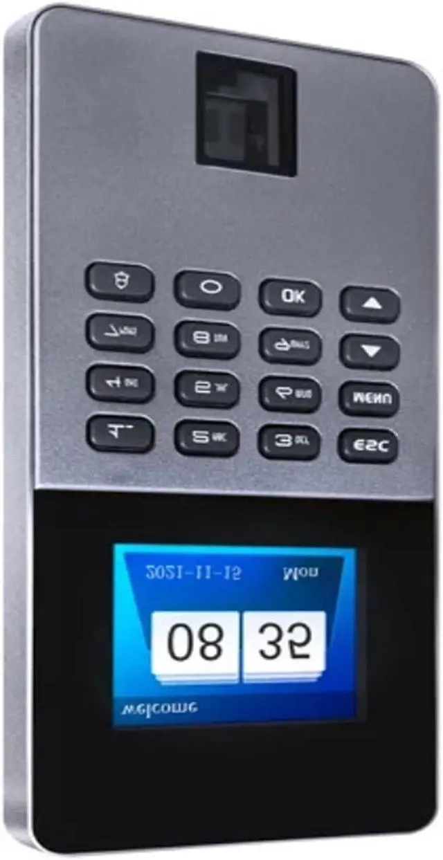 Alt view image 3 of 4 - Clocking in Machines for Small Business,2.4Inch Tft Monitor F7C Fingerprint Password Id Card Time Attendance Machine and Access Control System