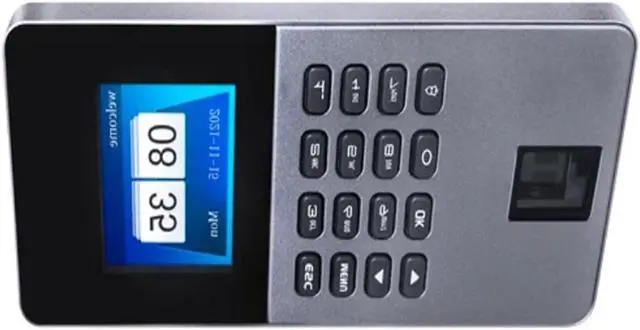Alt view image 2 of 4 - Clocking in Machines for Small Business,2.4Inch Tft Monitor F7C Fingerprint Password Id Card Time Attendance Machine and Access Control System
