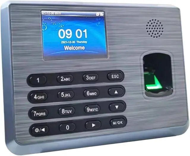 Alt view image 5 of 6 - Biometric Attendance System Fingerprint Employee Control Machine Electronic Biometric Employee Attendance Machine for Small Businesses for Small Businesses,Gray,TX628,IC