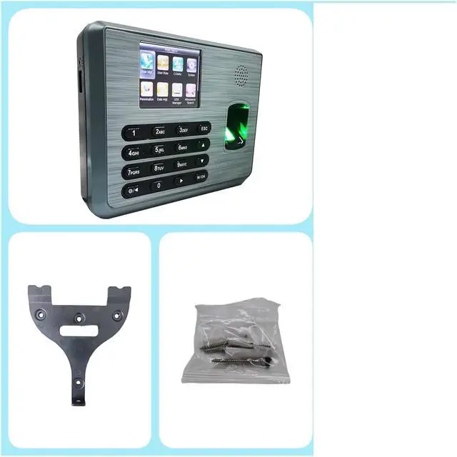 Alt view image 6 of 6 - Biometric Attendance System Fingerprint Employee Control Machine Electronic Biometric Employee Attendance Machine for Small Businesses for Small Businesses,Gray,TX628,IC