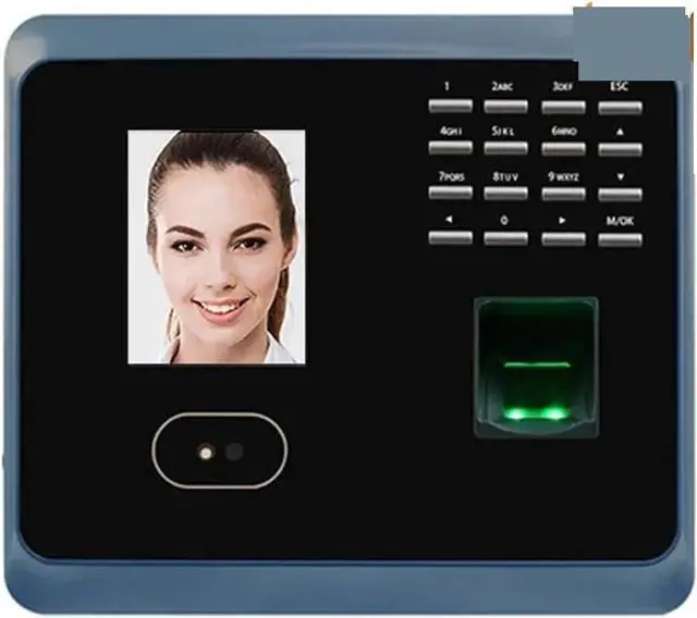 Main image of UF100 Face Recognition Time Attendance Machine, WiFi Fingerprint Reader, Face Clock for Small Businesses and Offices for Small Businesses,Black,UF100