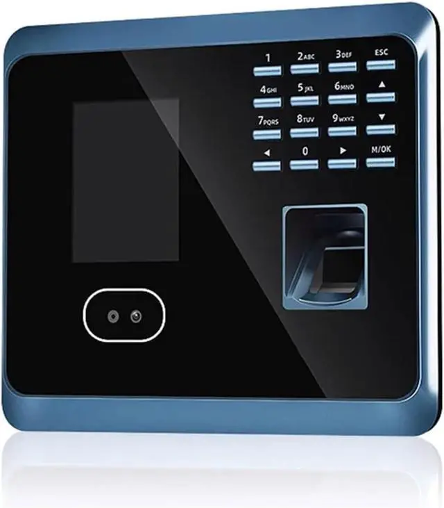 Alt view image 3 of 5 - UF100 Face Recognition Time Attendance Machine, WiFi Fingerprint Reader, Face Clock for Small Businesses and Offices for Small Businesses,Black,UF100
