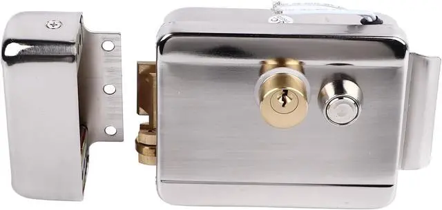 Alt view image 5 of 7 - Electric Control Door Lock Dual Head for Doorbell Intercom 12V - Advanced Security System with Dual Lock Function for Home Access Control