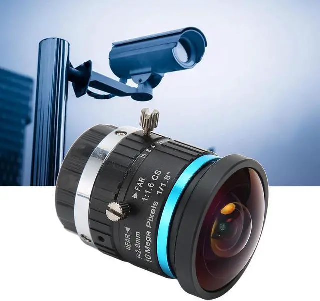 Alt view image 3 of 7 - Yinhing Cs Mount 10Mp 2.8Mm Length Lens with Manual and Low Distortion for High Performance CCTV Security and Industrial Cameras