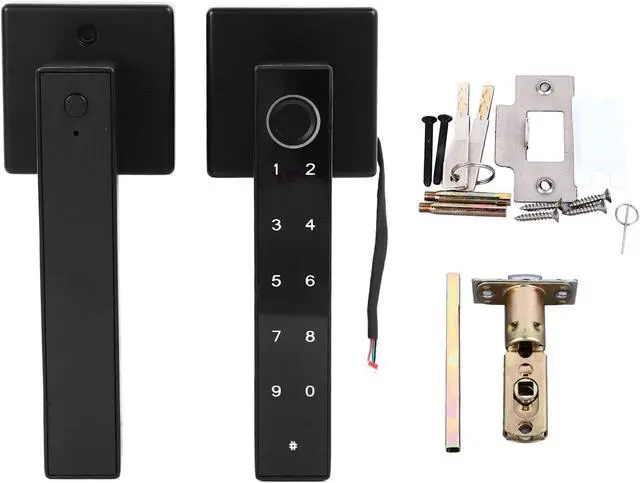 Alt view image 3 of 7 - Yinhing Smart Fingerprint Lock, APP Control High Accuracy Fingerprint Recognition for Tuya Smart Home with Single Tongue 60 70 Lock Body