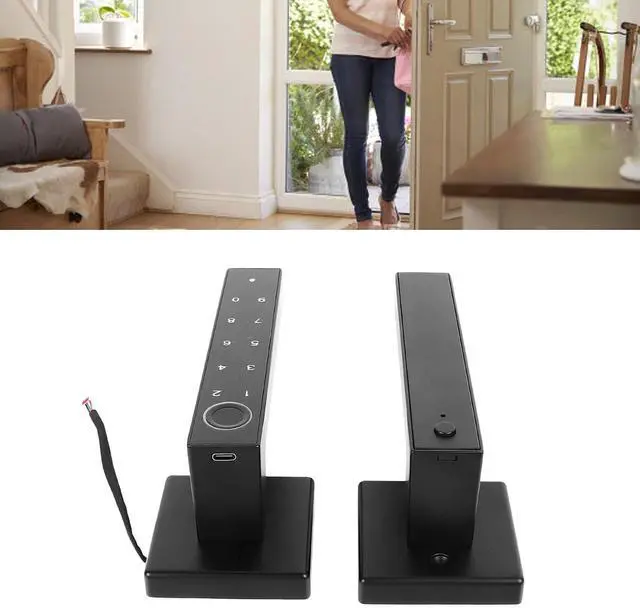 Alt view image 7 of 7 - Yinhing Smart Fingerprint Lock, APP Control High Accuracy Fingerprint Recognition for Tuya Smart Home with Single Tongue 60 70 Lock Body