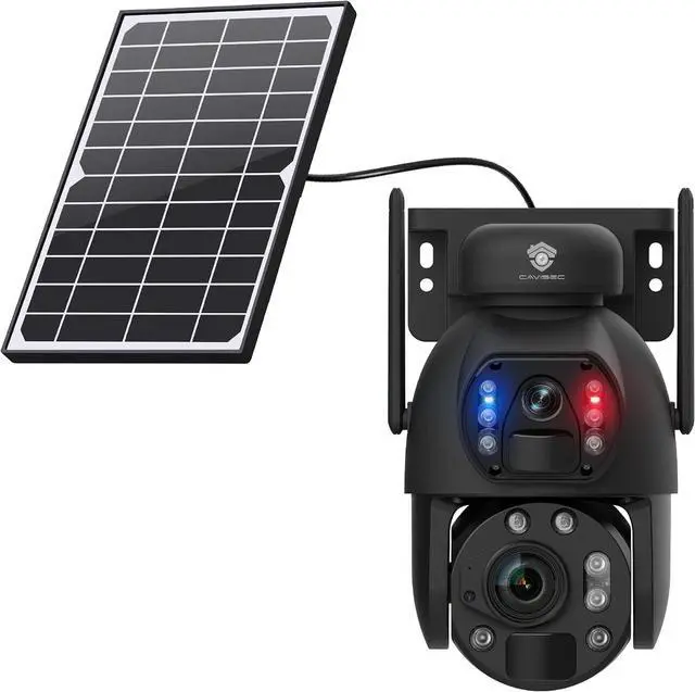 Main image of Solar Security Camera 4G Dual Lens with 36x Optical Zoom 6MP