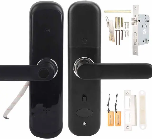 Main image of ZJchao Smart Door Lock Keyless Entry Fingerprint Security Digital Electronic Coded with Tuya APP Remote Control for Home Hotel Zinc Alloy
