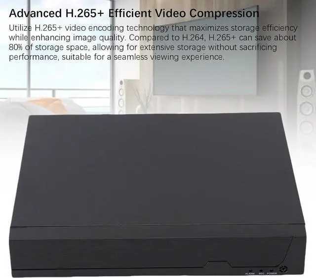 Alt view image 6 of 7 - FLEXMAN 4K 8Channel POE NVR, H.265+ CCTV DVR 4K 5MP 4MP 3MP 1080P Network Video Recorder Support USB Backup VGA HD Display Interface Output for Home Security Systems