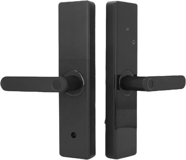 Alt view image 3 of 7 - Keyless Entry Fingerprint Door Handle Lock, Smart Lock with Touch Keypad and Multiple Unlocking Methods for Home and Office Use
