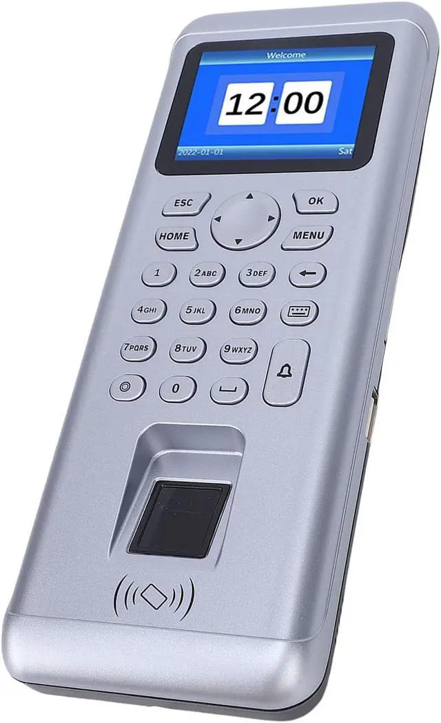 Alt view image 2 of 7 - POCREATION Door Access Control System, Fingerprint and Password Recognition Machine with Keypad