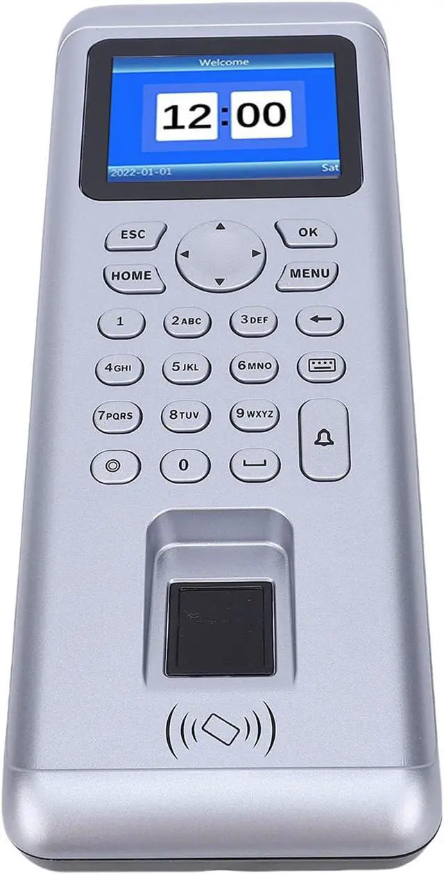 Alt view image 5 of 7 - POCREATION Door Access Control System, Fingerprint and Password Recognition Machine with Keypad