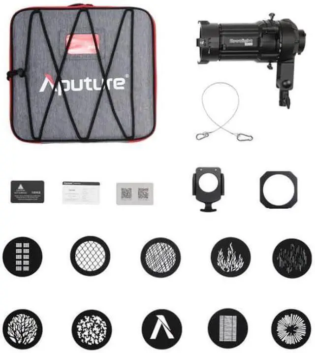 Alt view image 5 of 5 - Aputure Spotlight Mini Projection Lens Modifier Kit with 19 Degree Lens for STORM 80c