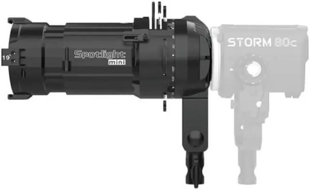 Alt view image 3 of 5 - Aputure Spotlight Mini Projection Lens Modifier Kit with 19 Degree Lens for STORM 80c