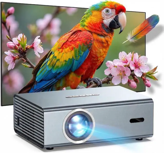Main image of Geekman 4K Projector with WiFi Bluetooth, Auto Focus, Keystone, Dolby