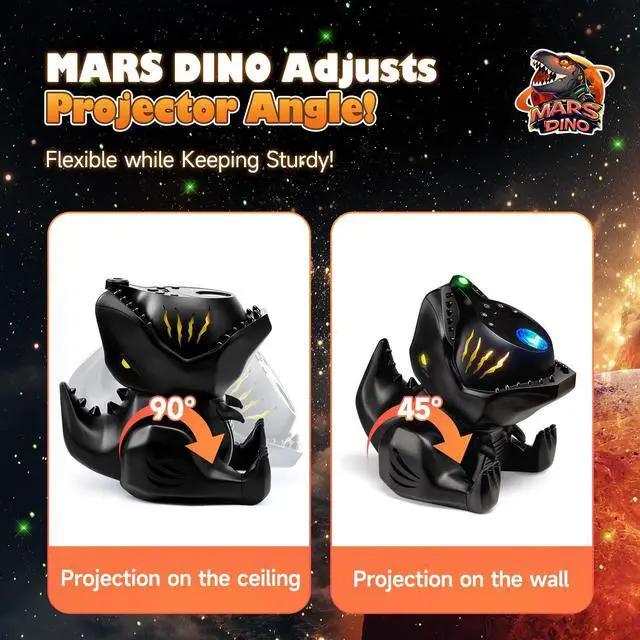Alt view image 5 of 6 - Dinosaur Baby Sound Machine Night Light Projector, 22 White Noise Machine Baby 5.3 Bluetooth Speaker, 196Color Remote Control