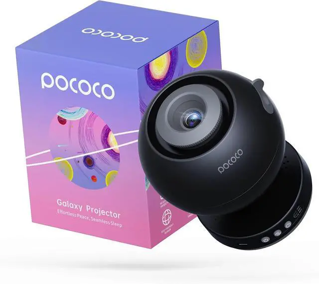 Main image of POCOCO Galaxy Star Projector with 2M-Pixel Lens & 5K Discs