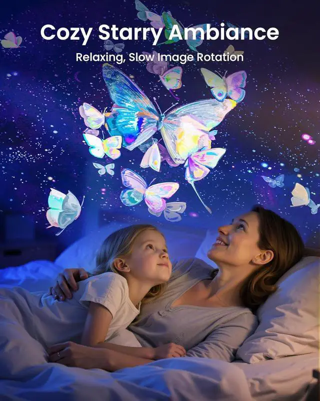 Alt view image 5 of 7 - POCOCO Galaxy Star Projector with 2M-Pixel Lens & 5K Discs