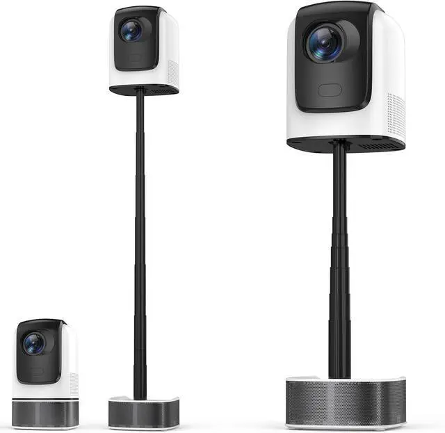 Main image of Unitedtime Projector with Built in Stand with WiFi and Bluetooth Native 1080p Support 4K , for Home Theater Support HDMI, USB, PC, TV Box, iOS & Android Phone (White_TS1)