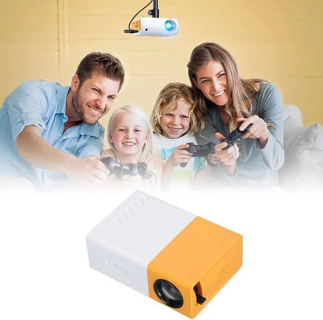 Main image of Mini Projector, 1080P Full HD Video Projector, Portable Outdoor Home Theater Movie Projector, Hifi Stereo Speakers, HDMI, USB, AV, Smartphone Tablet TV Sticks (US