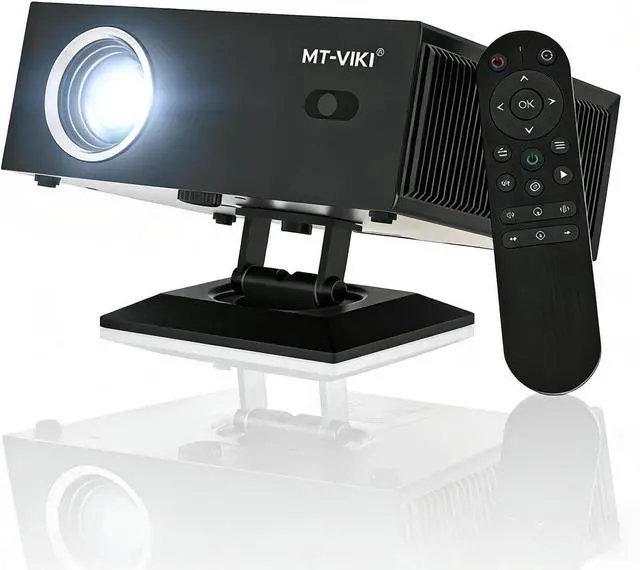 Main image of MT-VIKI 4K Smart Projector Home Theater Supports 18000 Lumens Auto Focus/Auto Keystone Correction Projector Full HD 1080P Resolution With 360° Rotatable Stand