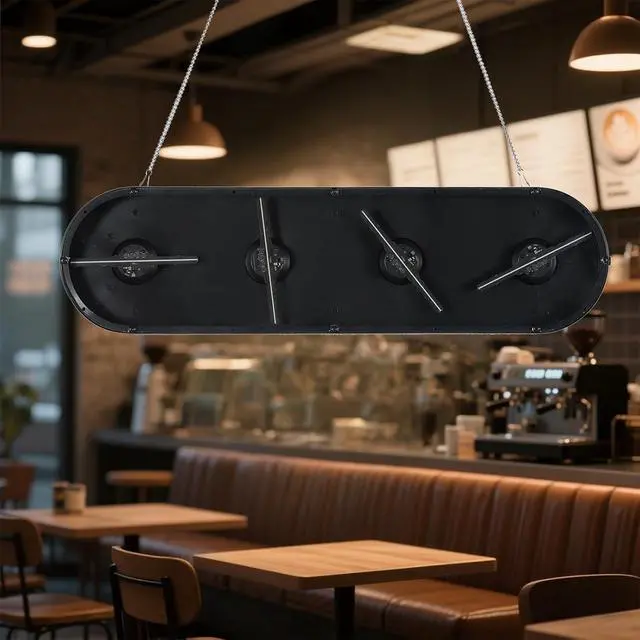 Alt view image 4 of 7 - 3D Hologram Fan Open Sign, Customizable LED Hologram Fan Projector, Spinning 3D Display for Retail Stores, Restaurants, Salons, Exhibitions, Easy Installation, Energy-Efficient