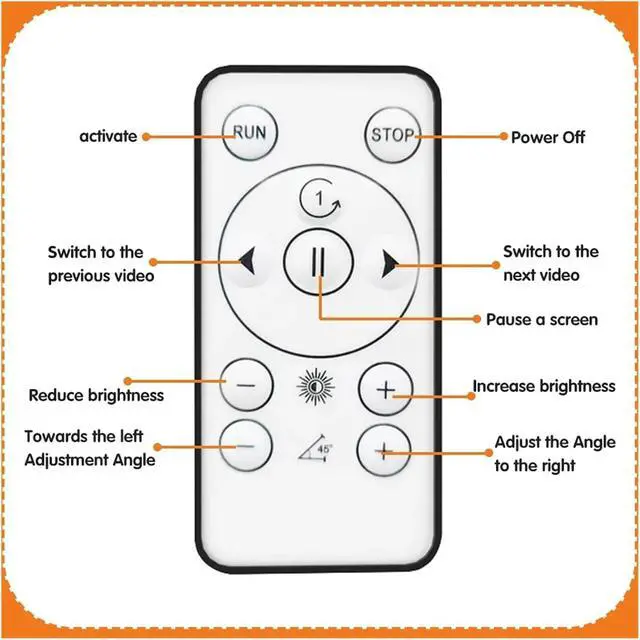 Alt view image 3 of 4 - PD42 3D Hologram Projector Fan Wifi Display Business Advertising Logo Light Holographic Lamp Projectors Replaceable Fan Blade Simple Management